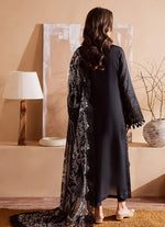Nureh Monochrome Luxury Lawn'25 - NE- 164