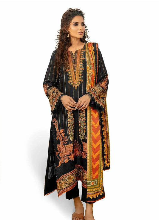 Gul Ahmed - Embroidered Cotail - 3PC - CV-32015