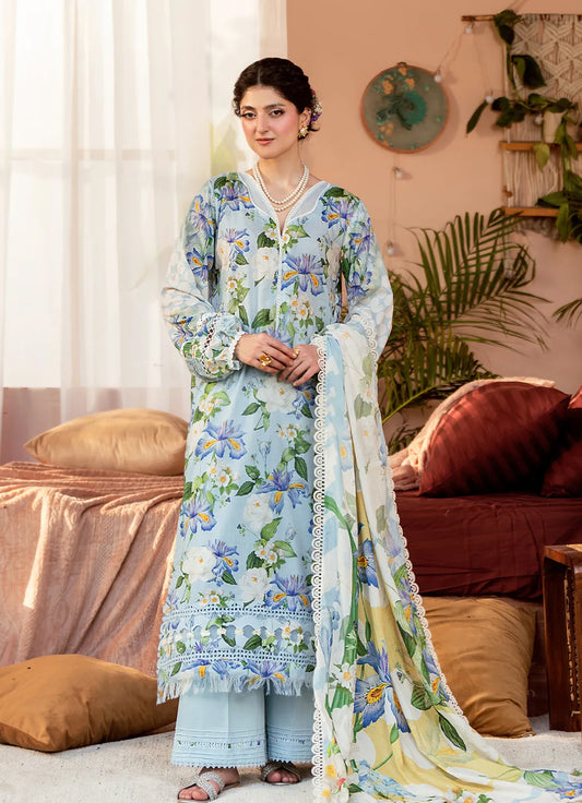 Elaf Prints Lawn'25 - EPS-6B Serene Fleur