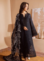 Nureh Monochrome Luxury Lawn'25 - NE- 164