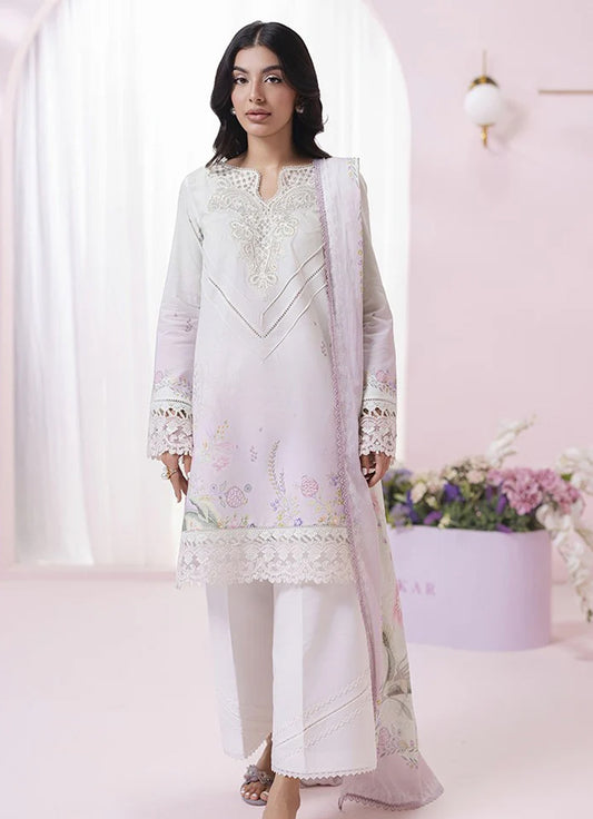 Qalamkar Q Prints Lawn'25 - EM-01 (A) IVY