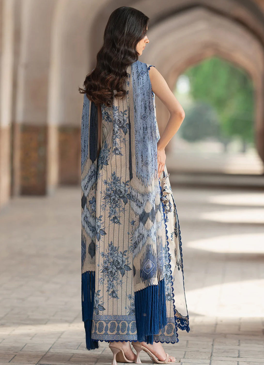 Bin Ilyas Naqsh Naaz Luxury Lawn '25 - 2087 - A