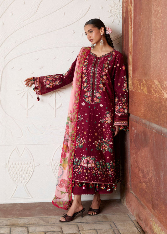 Hussain Rehar Zan Lawn’26-Kestane