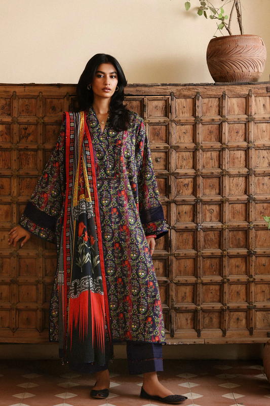 Zaha Amaya Printed Lawn’26-Veda