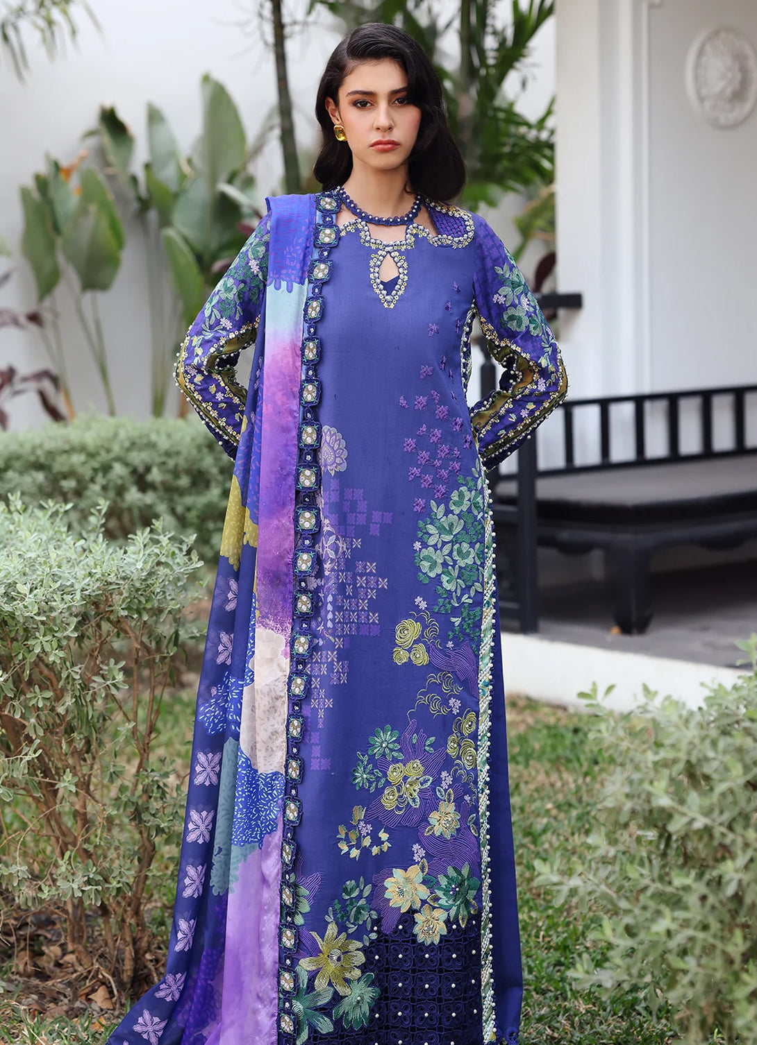 Afrozeh Luxury Summer Lawn'25 - Lumora