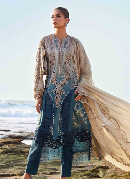 Maria B Luxury Lawn Eid'25 - 08