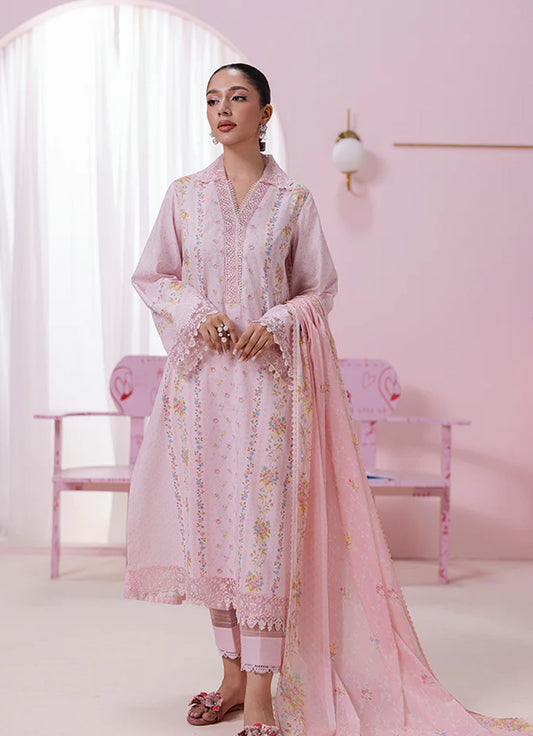 Qalamkar Q Prints Lawn'25 - EM-07 (В) EDEN