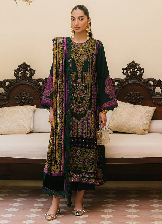 Bin Ilyas - Olivia Embroidered Winter - 521 - A | 3 PC Kotrai