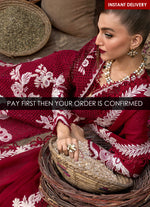 Crimson Tasawar Lawn'25 - ONE TRUE LOVE - D6A