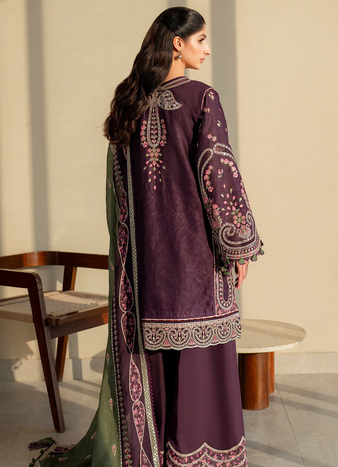 Jazmin Shahkaar Luxury Eid Lawn'25 - D6