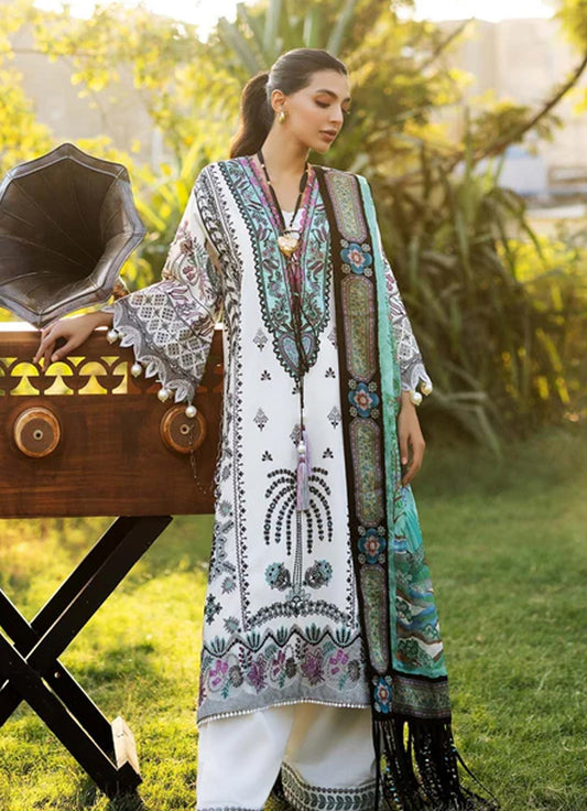 Sadaf Fawad Khan Luxury Lawn '25 Vol 1 - PALM ISLAND - B