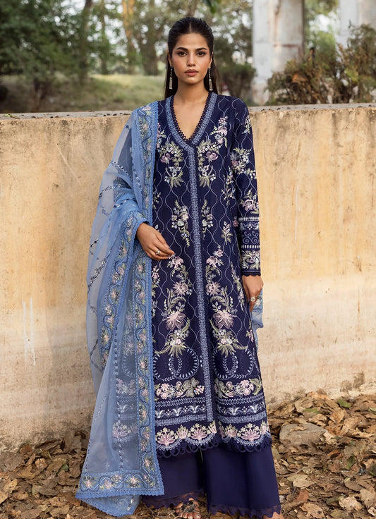 Afrozeh Mulaqaat Luxury Lawn'25 - Shiddat
