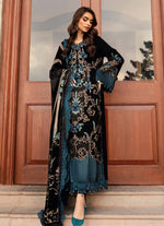 Maria B - Winter Luxe - Embroidered Velvet Suit | DL-1208