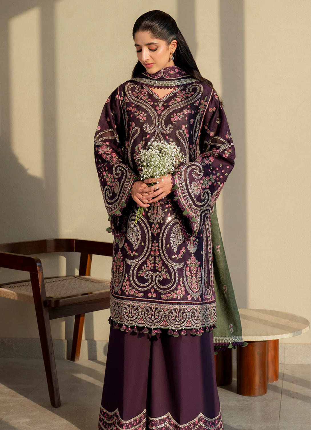 Jazmin Shahkaar Luxury Eid Lawn'25 - D6