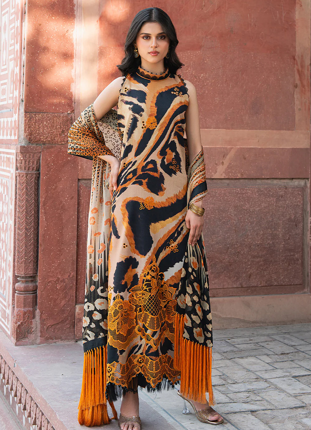 Bin Ilyas Naqsh Naaz Luxury Lawn '25 - 2086 - B