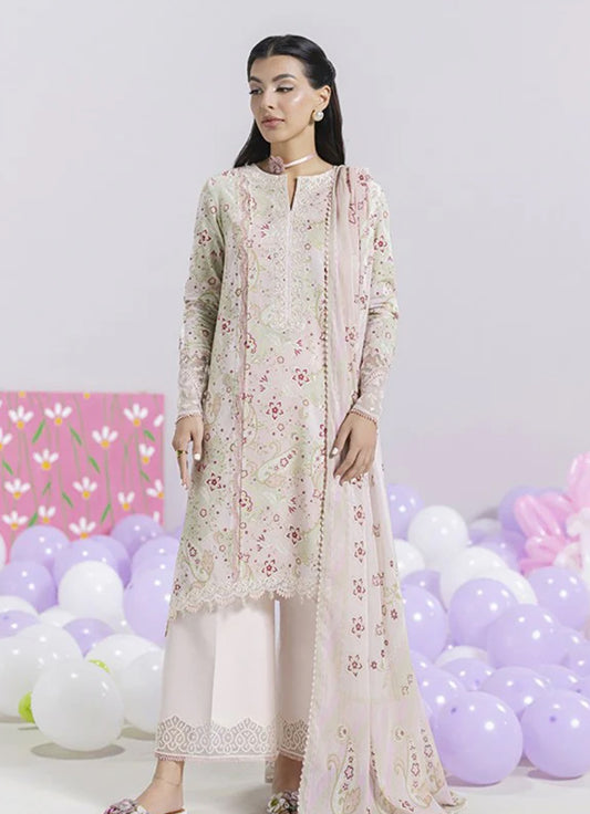 Qalamkar Q Prints Lawn'25 - EM-03 (В) MIRA