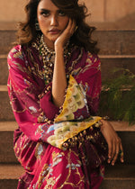 Crimson Eid Print’26-Laila-Plum