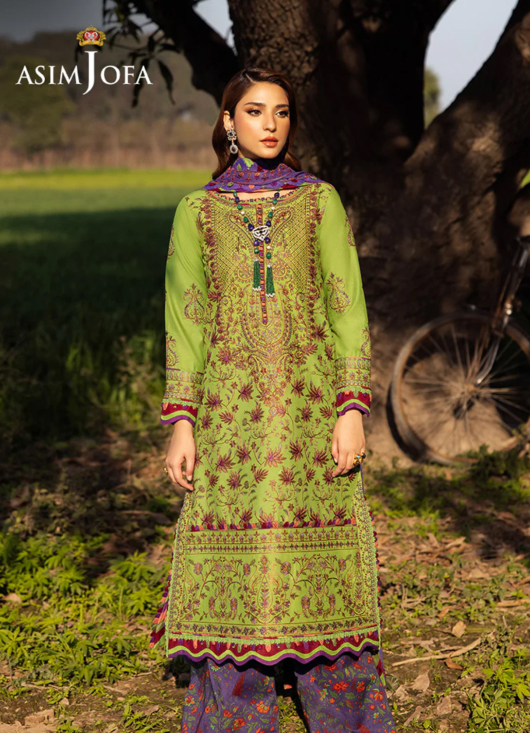 Asim Jofa Luxury Emb Lawn'25 - AJELL-05