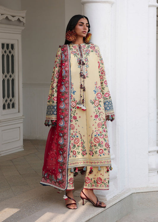 Hussain Rehar Luxury Lawn’26-Zubdah