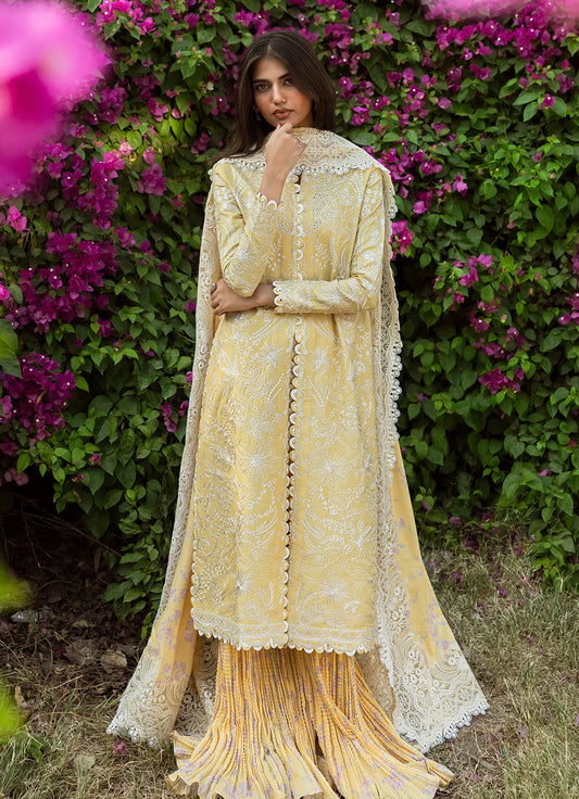 Afrozeh Mulaqaat Luxury Lawn'25 - Taqdeer