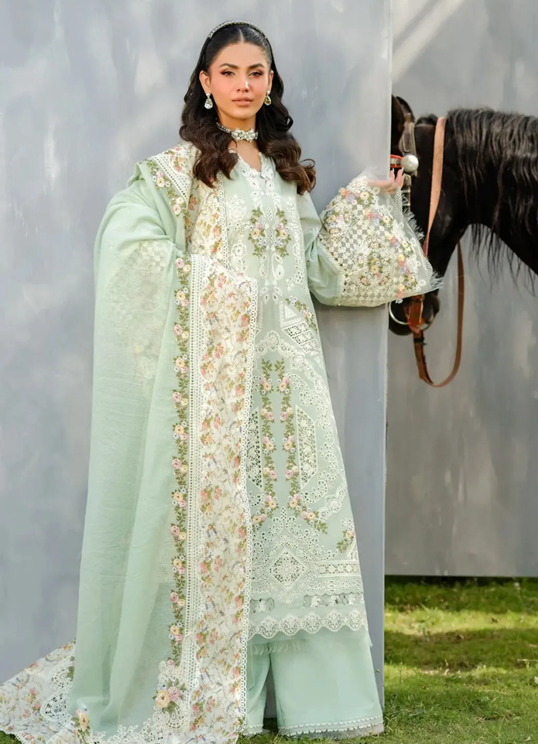 Elaf Luxury Lawn'25 Vol-2 ELH-4B FROSTEL