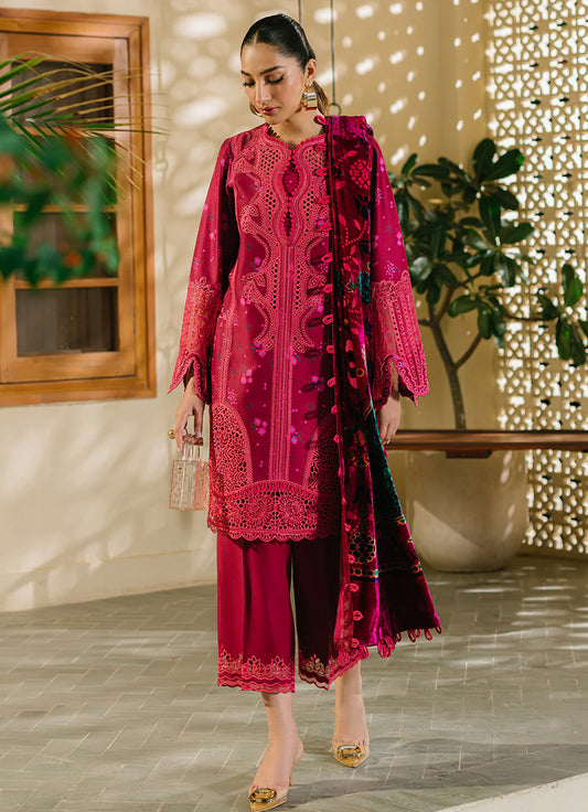 Bin Ilyas - Olivia Embroidered Winter - 527 - A | 3 PC Kotrai