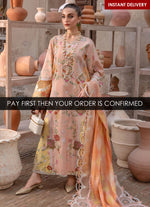 Crimson Tasawar Lawn'25 - BONJOUR AND BLOOM - D4B