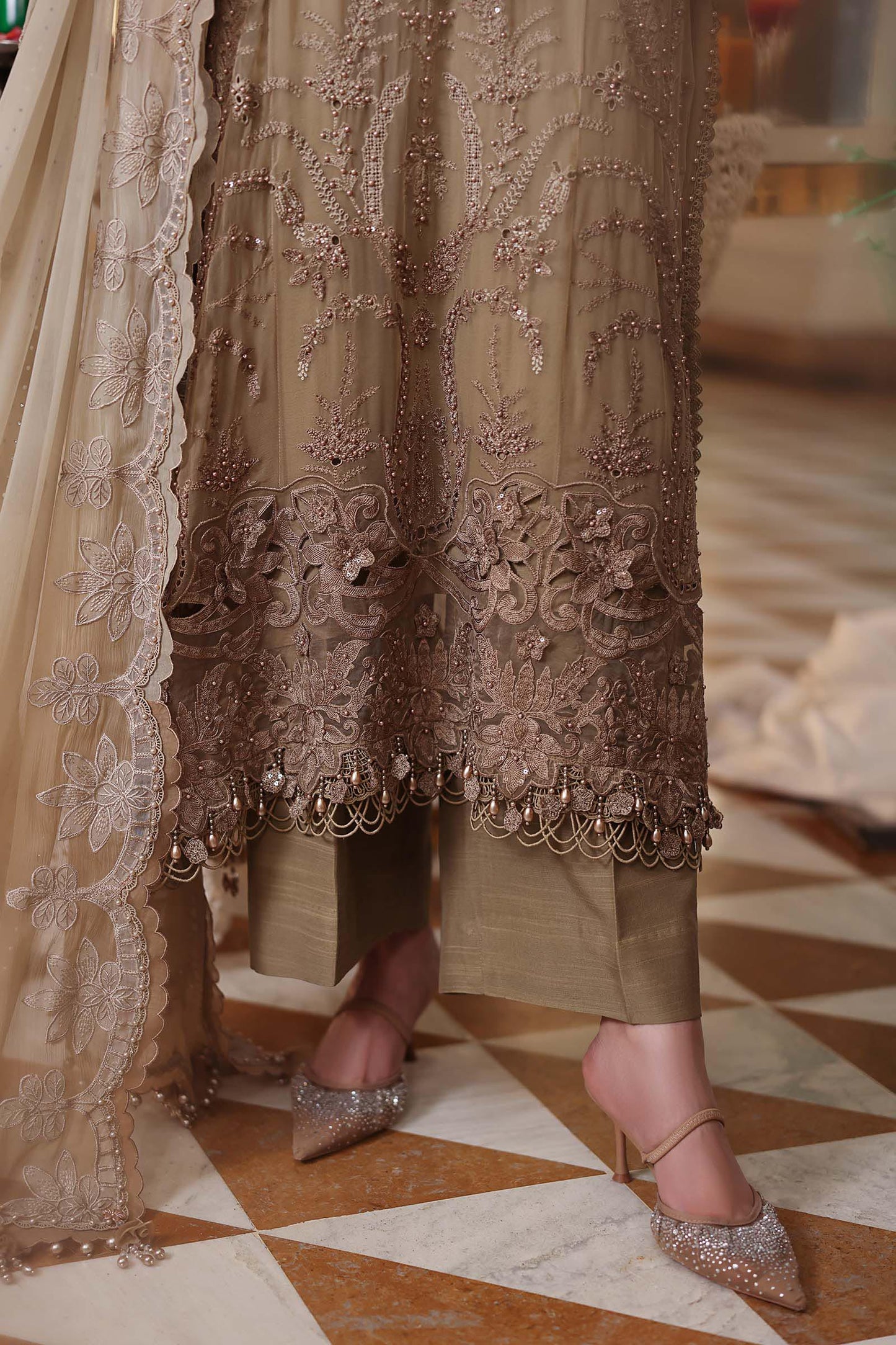 Maria B Tea Affair Chiffon’26-D3