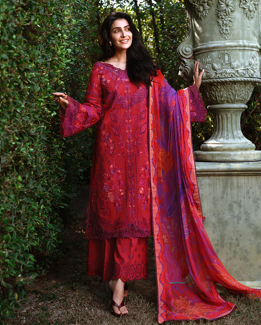 Mushq Luxury Lawn’26-Falling Petals