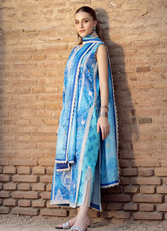 Bin Ilyas Naqsh Naaz Luxury Lawn '25 - 2084 - B