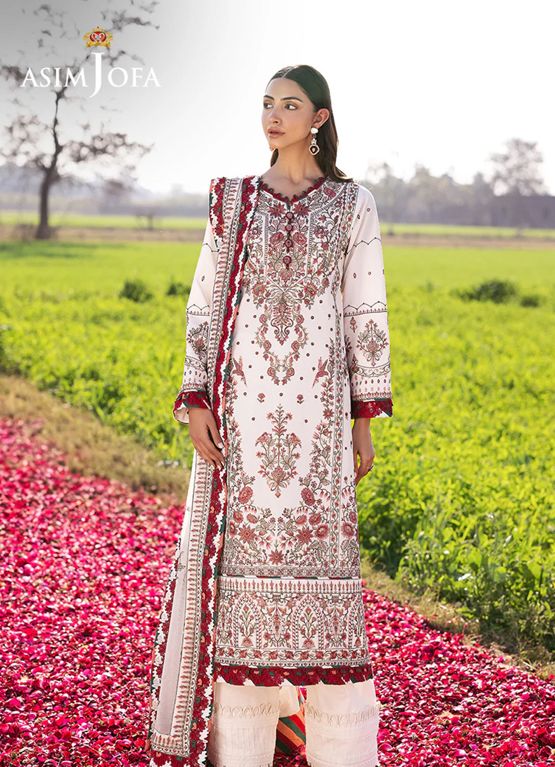Asim Jofa Luxury Emb Lawn'25 - AJELL-08