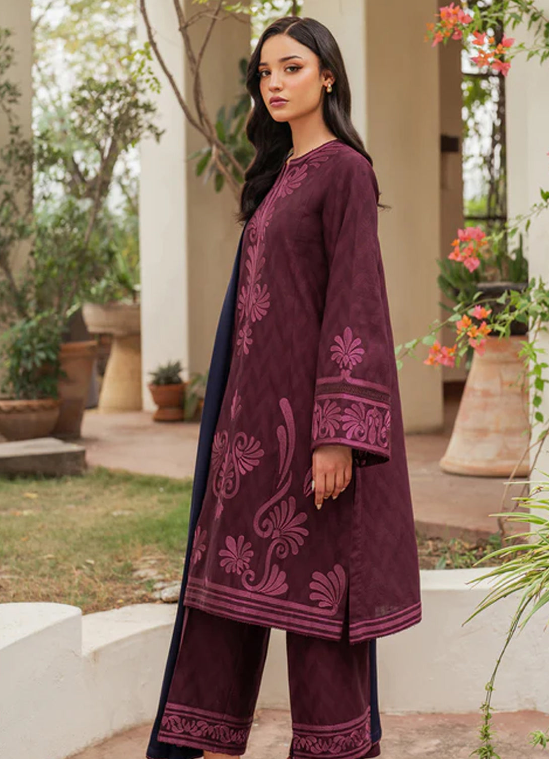 Jazmin - Winter Edit'24 - EMBROIDERED JACQUARD KHADDAR UW-0115