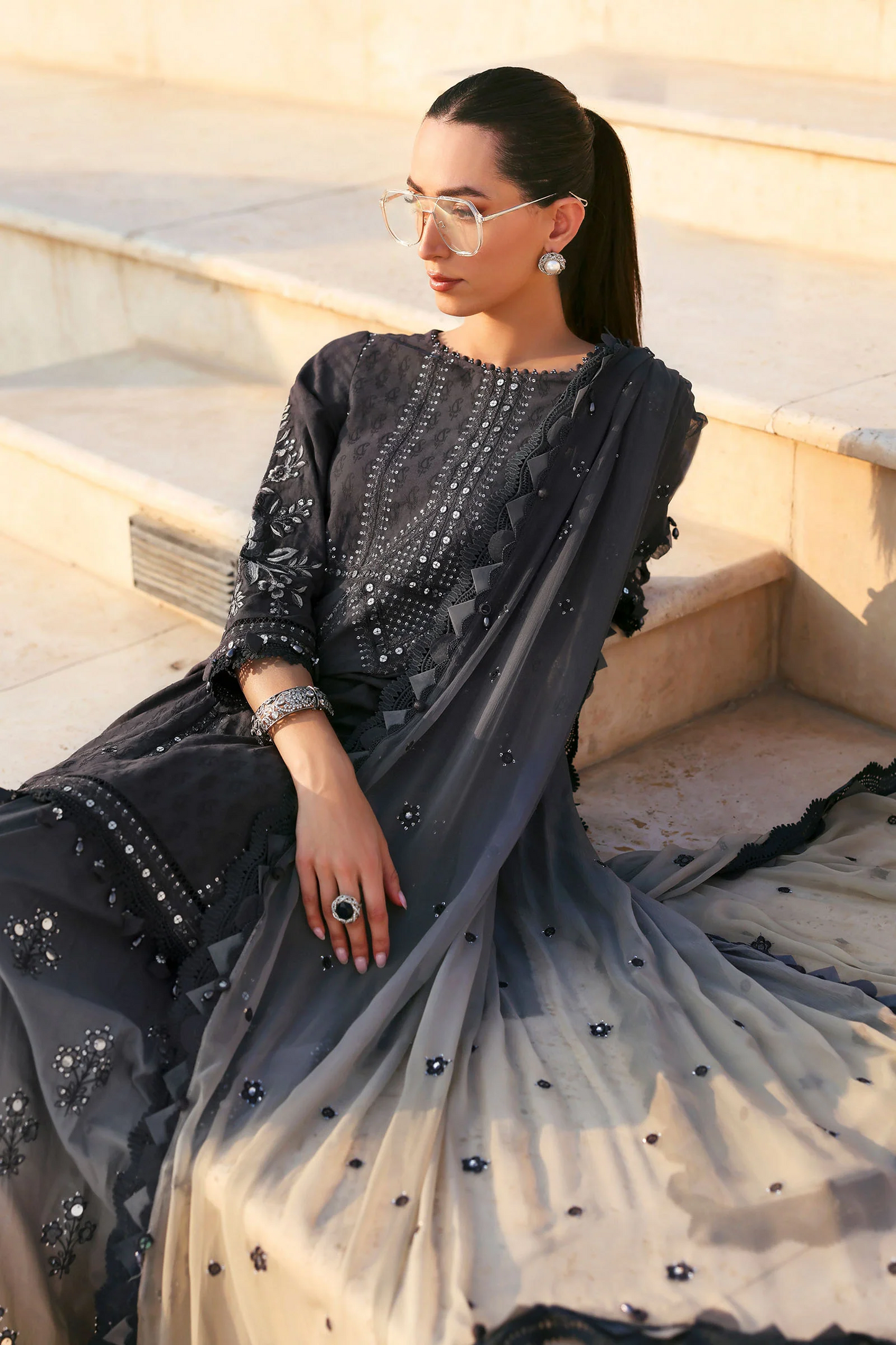 Maria B Luxury Lawn’26-2B