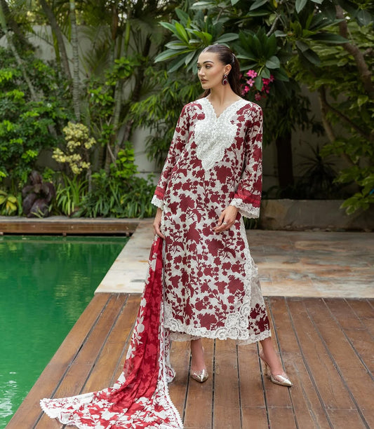 Zainab Chottani Tahra Lawn’25-Ruhi