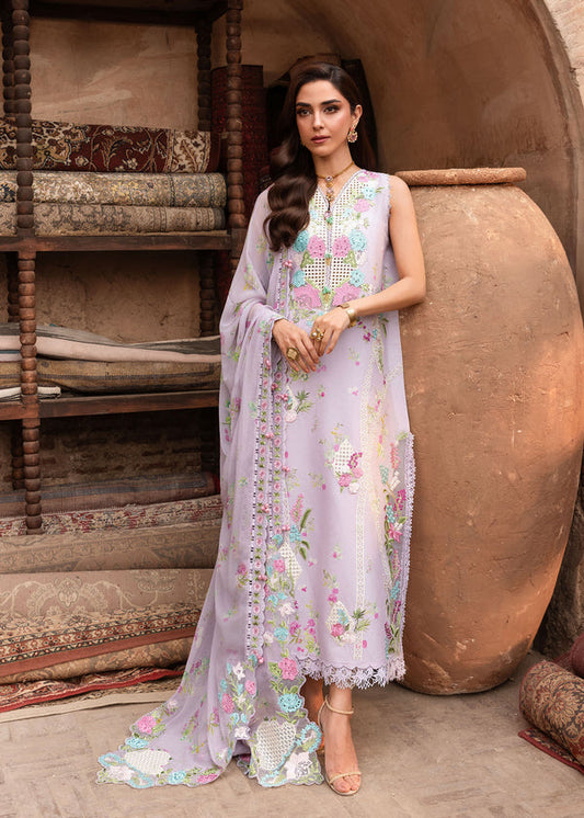 Saira Shakira Breeze Luxury Lawn’26-Rose-6B