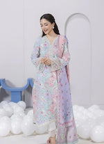 Qalamkar Q Prints Lawn'25 - EM-03 (A) JADE