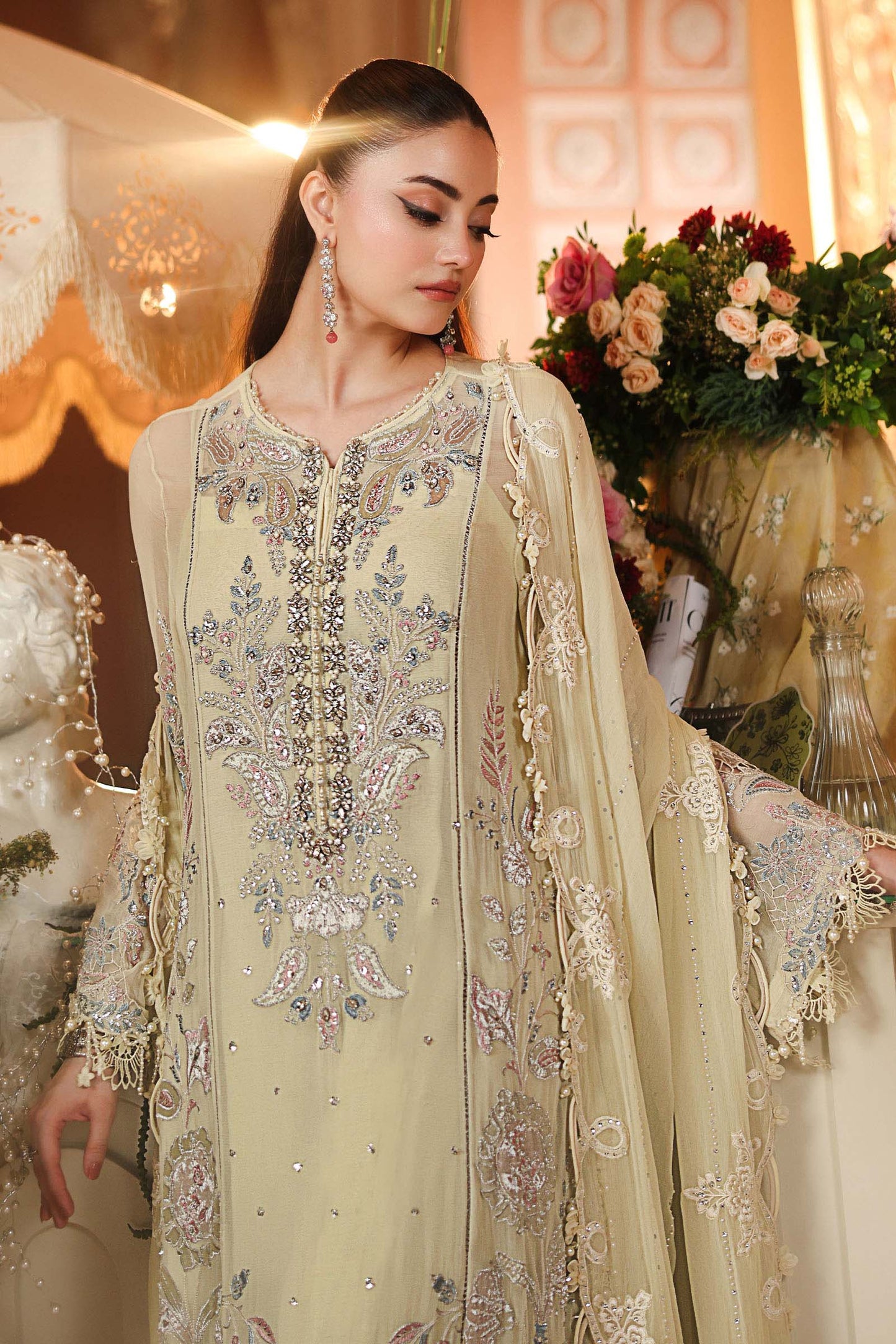 Maria B Royale Tea Affair Chiffon’26-D8
