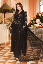 Maria B Royale Tea Chiffon’26-D4