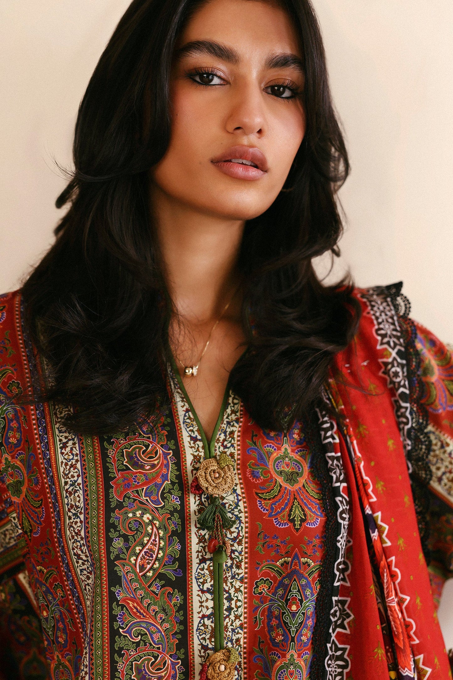 Zaha Amaya Printed Lawn’26-Raya