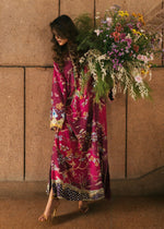 Crimson Eid Print’26-Laila-Plum