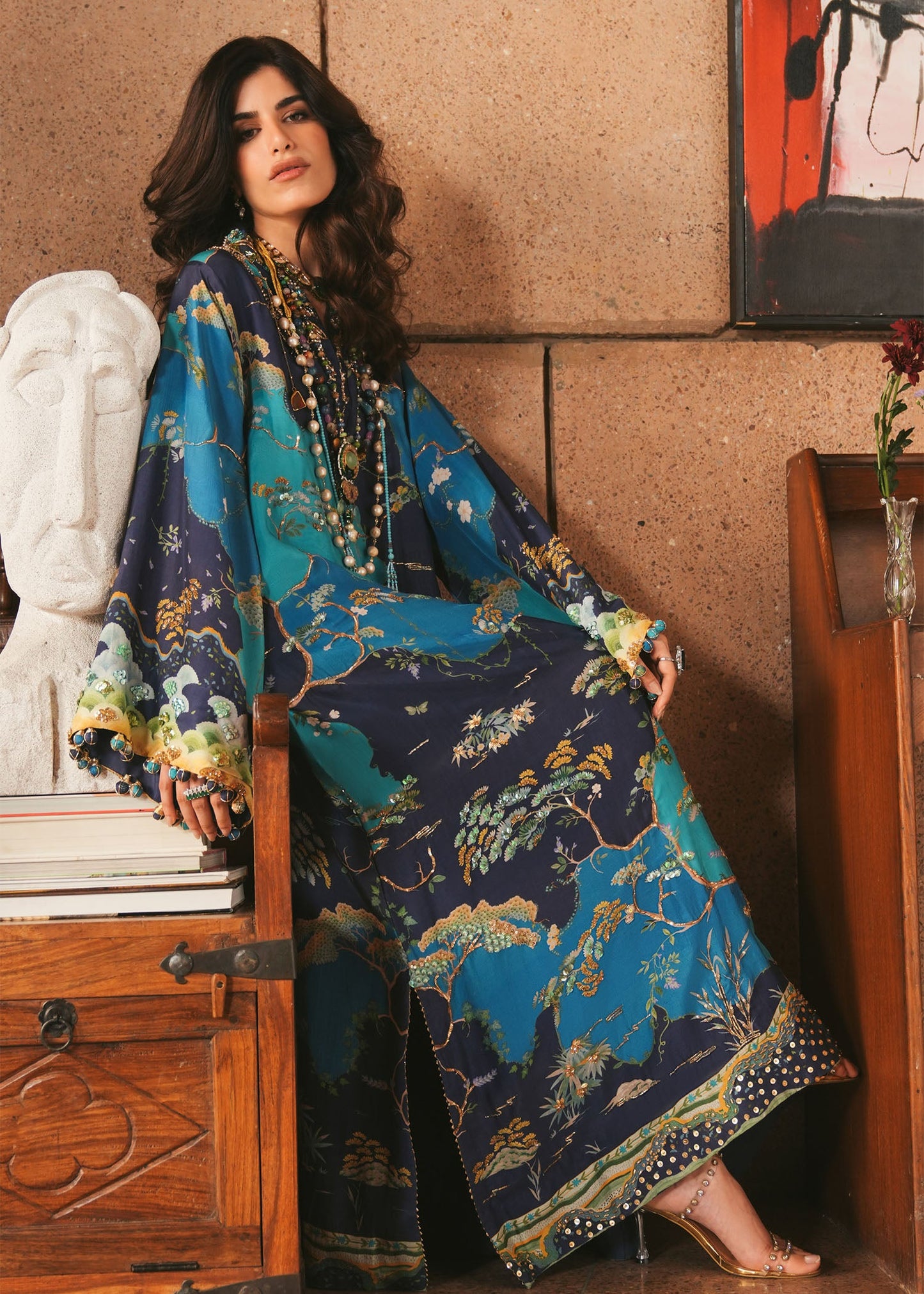 Crimson Wedding Prints’26-Laila-Midnight