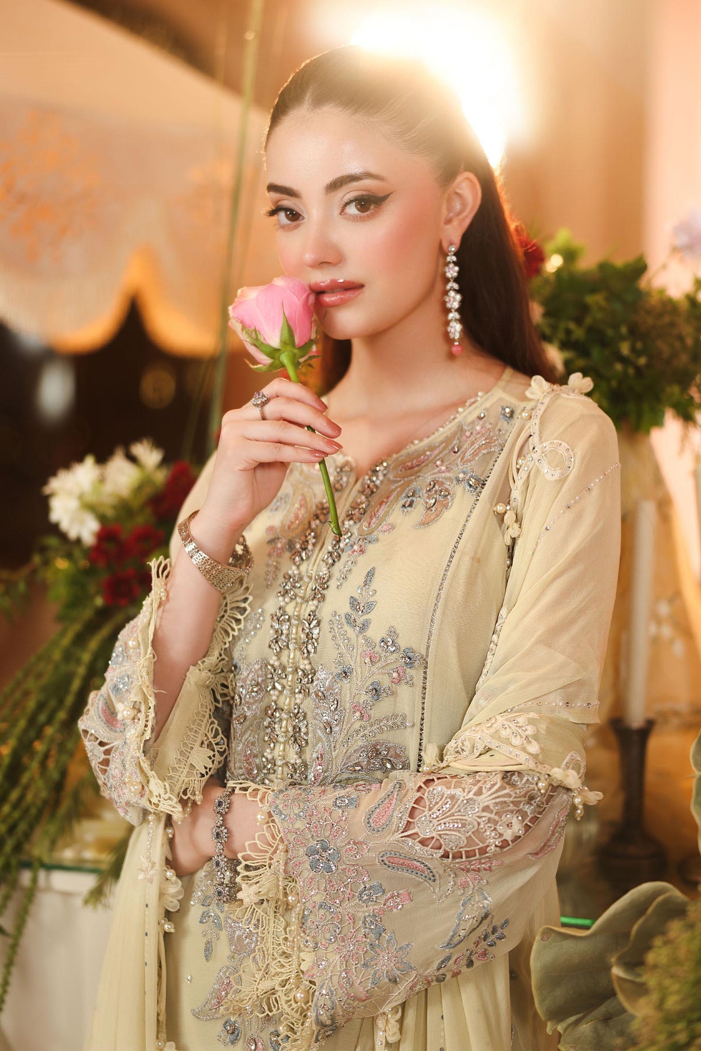 Maria B Royale Tea Affair Chiffon’26-D8