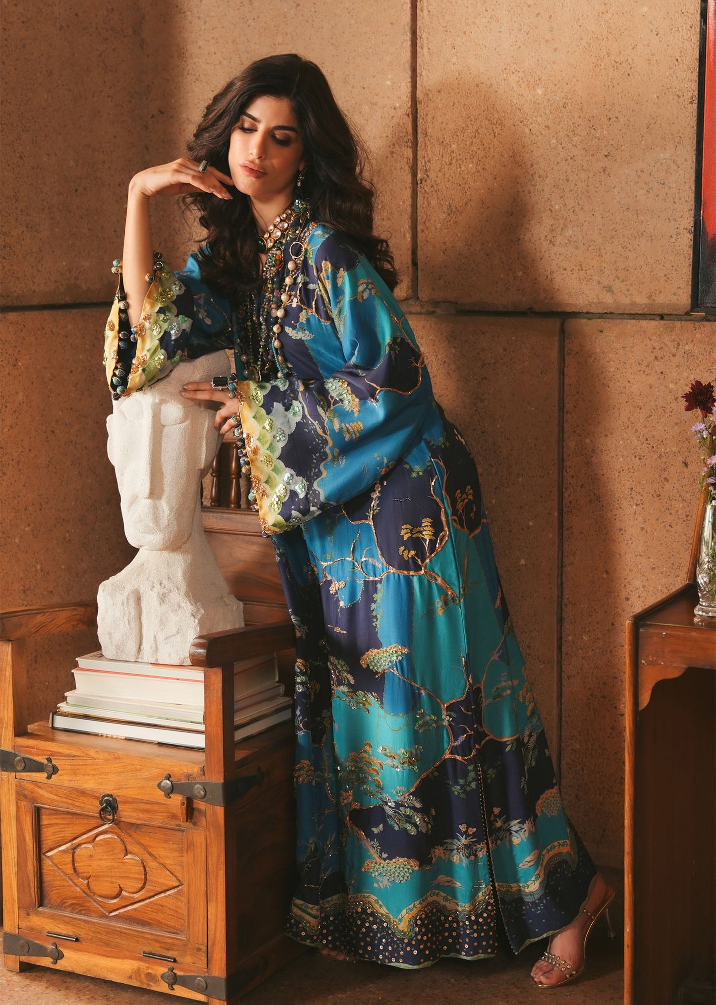 Crimson Wedding Prints’26-Laila-Midnight