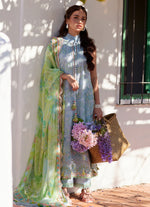 Farah Talib Aziz Luv Duv Lawn’26-Sienna Sky Blue