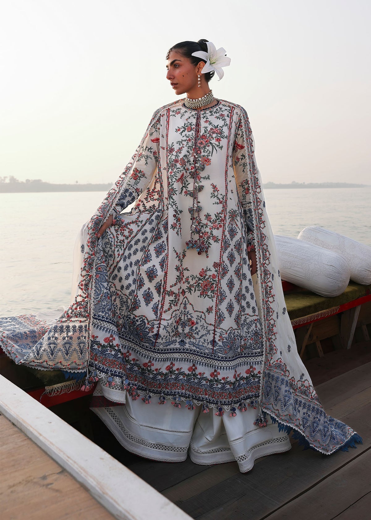 Hussain Rehar Luxury Lawn’26-Yuki