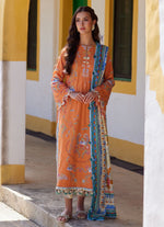 Farah Talib Aziz Luv Duv Lawn’26-Lucia Burnt Orange