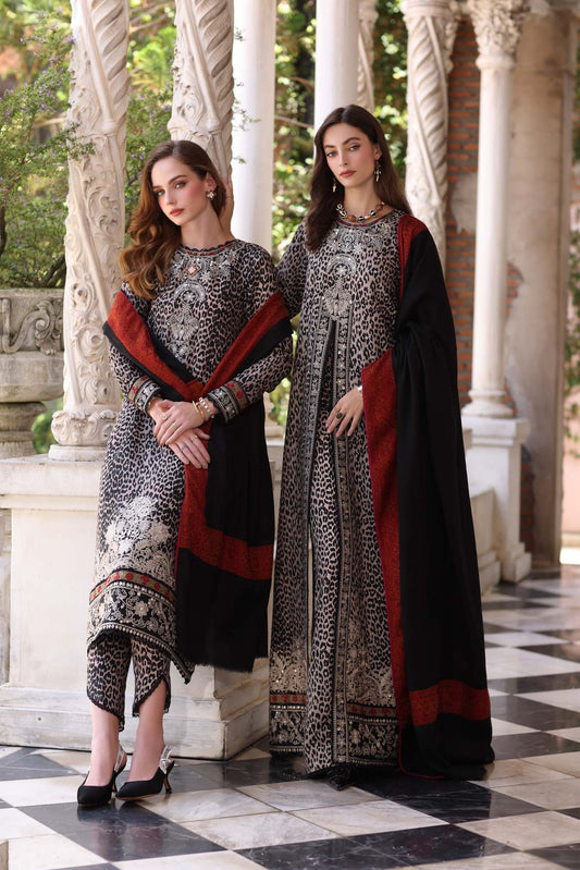 Noor By Sadia Asad Shawl’25-Noir Safari